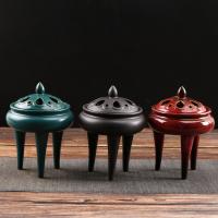 Porcelain Incense Burner, half handmade, for home and office & durable, more colors for choice, 105x145mm, Sold By PC