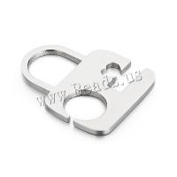 Stainless Steel Pendants 304 Stainless Steel Lock DIY & hollow original color Sold By PC