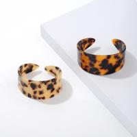 Bracelets résine, bijoux de mode & pour femme, plus de couleurs à choisir, 65x30mm, Vendu par PC