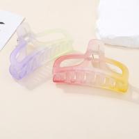 Hair Claw Clips, Acrylic, fashion jewelry & for woman, more colors for choice, 95x30mm, Sold By PC