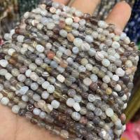 Mischedelstein Perlen, Naturstein, Klumpen, poliert, DIY & verschiedenen Materialien für die Wahl, keine, 4x6mm, ca. 80PCs/Strang, verkauft von Strang