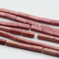 Natural Grain Stone Beads, polished, Different Shape for Choice & DIY, pink, 4x13mm, Approx 30PCs/Strand, Sold By Strand