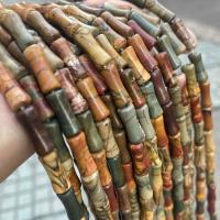 Mixed Gemstone Beads, Picasso Jasper, polished, DIY, mixed colors, 5x12mm, Approx 31PCs/Strand, Sold By Strand
