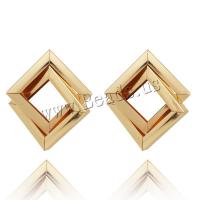 Iron Earring, plated, fashion jewelry & for woman, more colors for choice, nickel, lead & cadmium free, 51x45mm, Sold By Pair