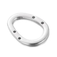 Stainless Steel Connector, 304 Stainless Steel, DIY & 2/2 loop & hollow, original color, 28x21mm, Sold By PC