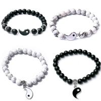 Iron Bracelet, with Quartz, fashion jewelry & different designs for choice, more colors for choice, 8mm, Length:Approx 19 cm, Sold By PC