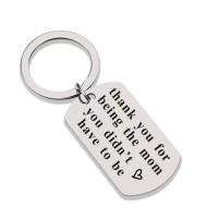 304 Stainless Steel Key Clasp, Unisex & different designs for choice & with letter pattern, original color, 22x28mm, 25mm, Sold By PC
