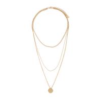Multi Layer Necklace Zinc Alloy with 5cm extender chain gold color plated fashion jewelry & multilayer & for woman nickel lead & cadmium free Length Approx 36 cm Approx 56 cm Sold By PC