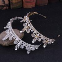 Bridal Tiaras, Tibetan Style, with Crystal, handmade, fashion jewelry & for woman & with rhinestone, more colors for choice, nickel, lead & cadmium free, Inner Diameter:Approx 140mm, Sold By PC