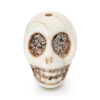 Resin Jewelry Beads, Skull, punk style & DIY & different size for choice, 5PCs/Bag, Sold By Bag