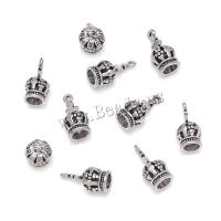 Zinc Alloy Crown Pendants antique silver color plated fashion jewelry & DIY nickel lead & cadmium free Sold By PC