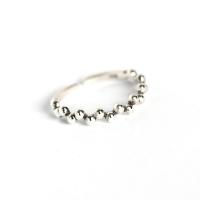 925 Sterling Silver Cuff Finger Ring, vintage & adjustable & for woman, Sold By PC