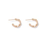 Tibetan Style Stud Earring, gold color plated, fashion jewelry & for woman, nickel, lead & cadmium free, 15x15mm, Sold By Pair