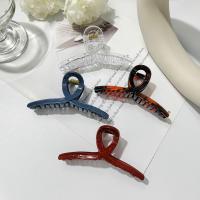Hair Claw Clips, Acrylic, for woman, more colors for choice, 105x40mm, Sold By PC