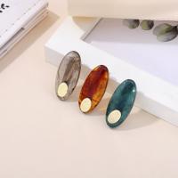 Alligator Hair Clip, Acrylic, for woman, more colors for choice, 40x18mm, Sold By PC
