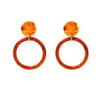 Acrylic Jewelry Earring fashion jewelry & for woman & hollow Sold By Pair