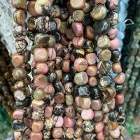 Rhodonit Perlen, Klumpen, poliert, DIY, gemischte Farben, 8x10mm, ca. 40PCs/Strang, verkauft von Strang