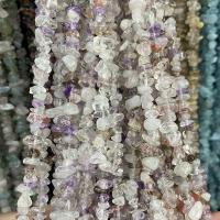 Perles cristal, pepite, poli, DIY, couleurs mélangées, 5x8mm, Vendu par Environ 80 cm brin