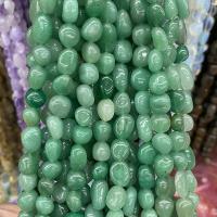 Perles aventurine, aventurine vert, pepite, poli, DIY, vert, 8x10mm, Vendu par Environ 40 cm brin