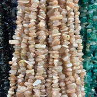 Grânulos de gemstone jóias, pedra do sol, Pepitas, polido, DIY, cores misturadas, 5x8mm, vendido para Aprox 80 cm Strand