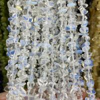 Perles opales de mer, Opale, pepite, poli, DIY, blanc, 5x8mm, Vendu par Environ 80 cm brin