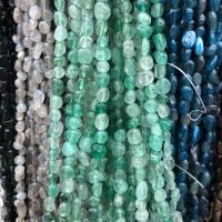 Natural Aventurine Beads, Green Aventurine, Nuggets, polished, DIY, green, 5-9mm, Sold Per Approx 38-40 cm Strand
