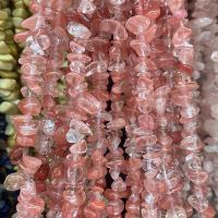 Natürlicher Quarz Perlen Schmuck, Kirsche Quarz, Klumpen, poliert, DIY, Kirsche Quarz, 5x8mm, verkauft per ca. 80 cm Strang