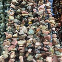 Rhodonit Perlen, Klumpen, poliert, DIY, gemischte Farben, 5x8mm, verkauft per ca. 80 cm Strang