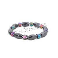 Fashion Bracelet & Bangle Jewelry, Hematite, fashion jewelry & for man, Length:Approx 7.09-7.48 Inch, Sold By PC
