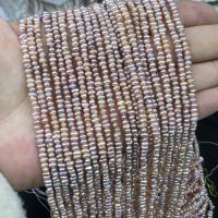 Natural Freshwater Pearl Loose Beads, fashion jewelry & DIY, more colors for choice, 3.50mm, Sold Per Approx 38 cm Strand