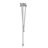 Srebro 925 kolczyki zapinka, ze Shell Pearl, Platerowane platyną, biżuteria moda & dla kobiety, 11x85mm, sprzedane przez PC