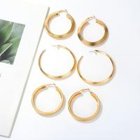Iron Earring gold color plated fashion jewelry & for woman nickel lead & cadmium free Sold By Pair