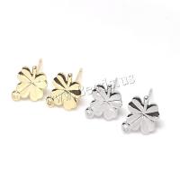 Brass Earring Drop Component high quality plated fashion jewelry & DIY Sold By Bag