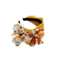 Hair Bands, Cloth, handmade, fashion jewelry & for woman, more colors for choice, 145x139x82mm, Sold By PC