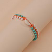 Fashion Jewelry Anklet, Seedbead, with Shell, for woman, Length:Approx 16-34 cm, Sold By PC