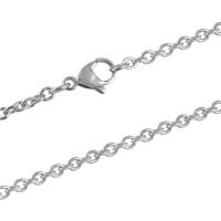 Stainless Steel Necklace Chain 316L Stainless Steel polished DIY original color Sold By PC
