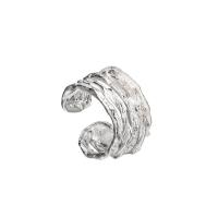 925 Sterling Silver Earring Cuff, fashion jewelry & for woman, 10.70mm, Sold By PC