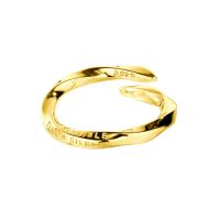 925 ασημένιο ασήμι Δέσε δάχτυλο του δακτυλίου, επιχρυσωμένο, ρυθμιζόμενο & για τη γυναίκα, περισσότερα χρώματα για την επιλογή, Μέγεθος:5.5-7.5, Sold Με PC