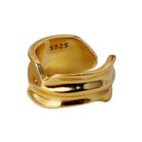 925 Sterling Silber Ohrring Manschette, plattiert, Modeschmuck & für Frau, keine, 10mm, verkauft von PC