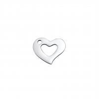 Stainless Steel Heart Pendants 304 Stainless Steel Vacuum Ion Plating fashion jewelry & DIY & hollow Sold By PC