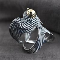 Tibetan Style Finger Ring, swallow, plated, fashion jewelry & Unisex, more colors for choice, nickel, lead & cadmium free, 16mm, Sold By PC