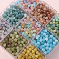 Perles murano faites à la main , chalumeau, Rond, DIY & normes différentes pour le choix, couleurs mélangées, 50PC/sac, Vendu par sac