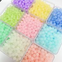 Fashion Glass Beads, Round, DIY, more colors for choice, 8mm, 100PCs/Bag, Sold By Bag