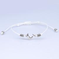 Zinc Alloy Bracelet with Wax Cord & Resin Whale fashion jewelry & for woman Length Approx 5.9-11.8 Inch Sold By PC