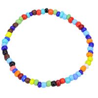 perles de rocaille en verre bracelet, Style bohème & pour femme, multicolore, Longueur:Environ 6.3 pouce, Vendu par PC