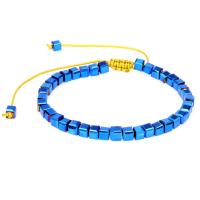 Crystal Bracelet with Polyester Cord fashion jewelry & Unisex Length Approx 6.7-12.6 Inch Sold By PC