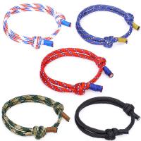 Nylon Bracelet with Polyester fashion jewelry & for man 5mm Length Approx 7.9-13.4 Inch Sold By PC