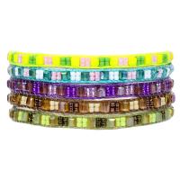 cristal bracelet, avec Seedbead & corde de cire, bijoux de mode & unisexe, plus de couleurs à choisir, Longueur:Environ 6.3-11.8 pouce, Vendu par PC