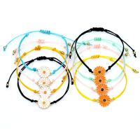 Tibetan Style Bracelet, with Wax Cord, Evil Eye, plated, fashion jewelry & for woman & enamel, more colors for choice, Length:Approx 6.3-9.4 Inch, Sold By PC