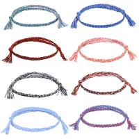 Cotton Thread Bracelet, fashion jewelry & Unisex & braided, more colors for choice, Length:Approx 5.5-11.8 Inch, Sold By PC